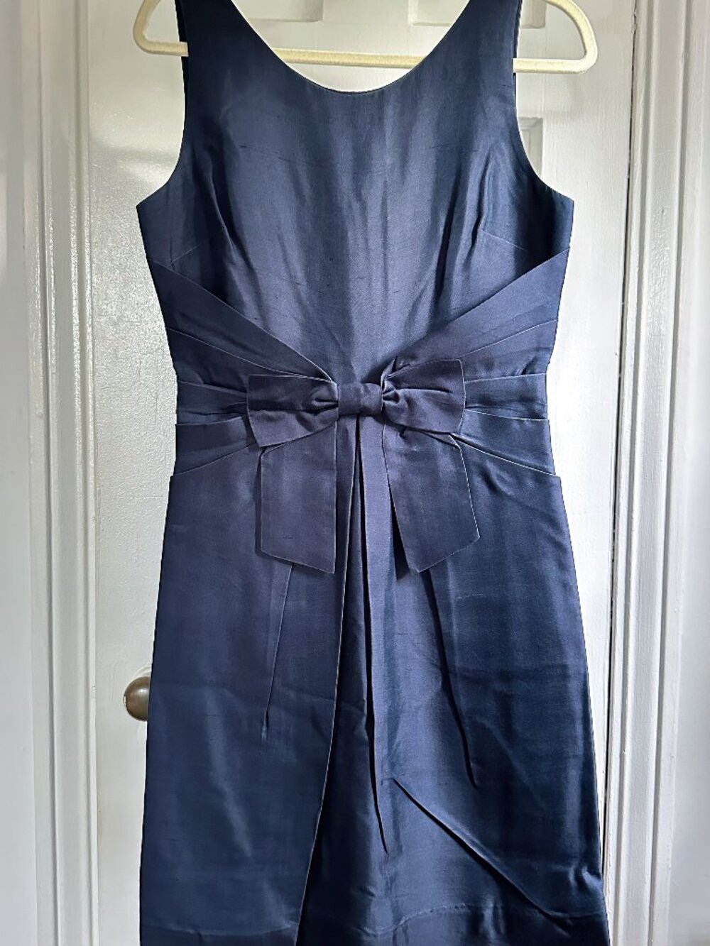 Kate Spade New York Jillian Dress Size 8 - Navy Silk - Worn Once - Picture 2 of 4